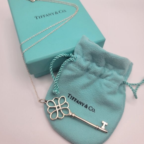Tiffany & Co Knot Key Necklace